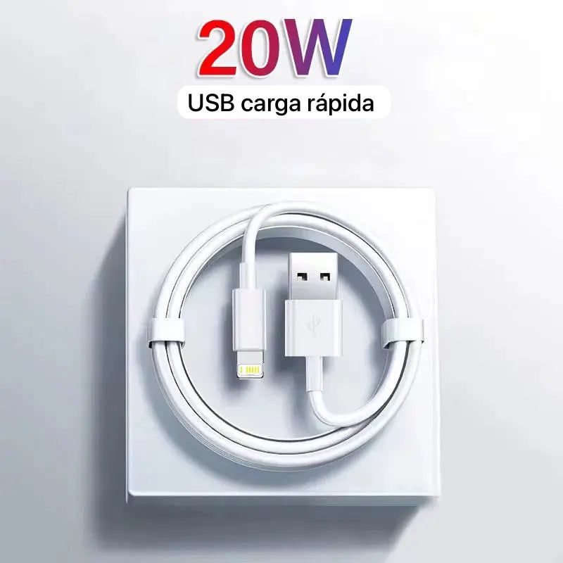 Cabo USB de Carregamento Rápido para Iphone 20W